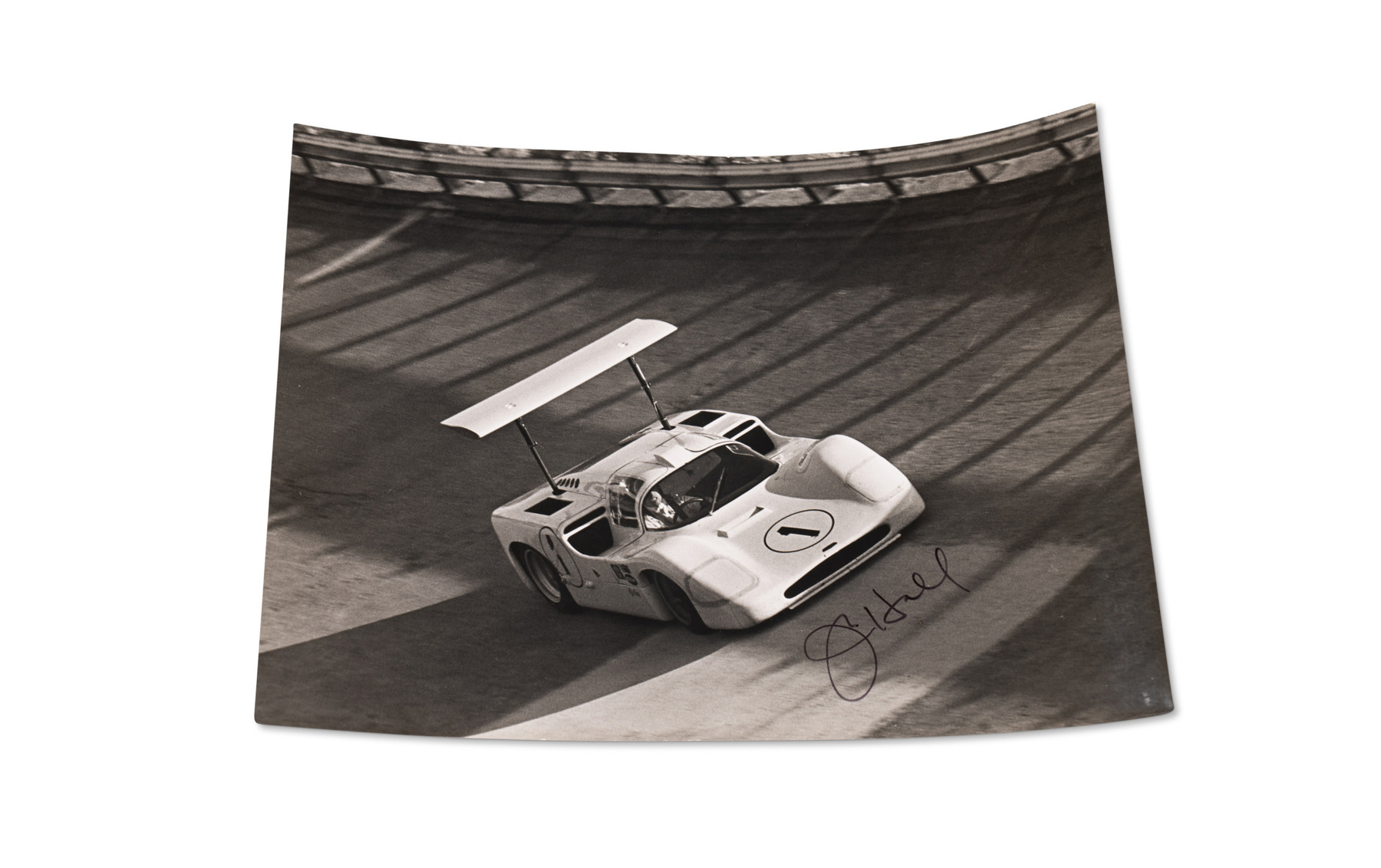 Photograph of the Chaparral 2F at Monza, Signed by Jim Hall | Gooding &  Company